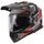 LS2 Helmets LS2 MX702 PIONEER II BLOCK GREY RED-06
