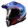 LS2 Helmets LS2 MX701 EXPLORER HEXA WHITE BLUE RED-06