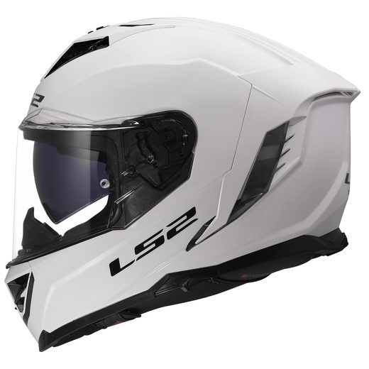 LS2 HELMETS LS2 FF818 STORM III SOLID GLOSS WHITE