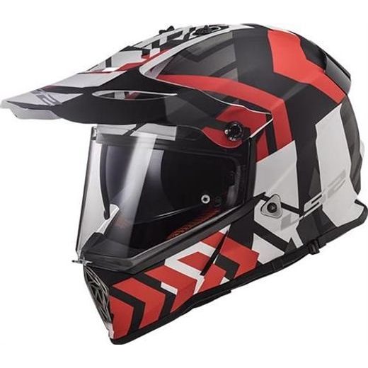 LS2 PŘILBA MX436 PIONEER XTREME MATT/BLACK/RED