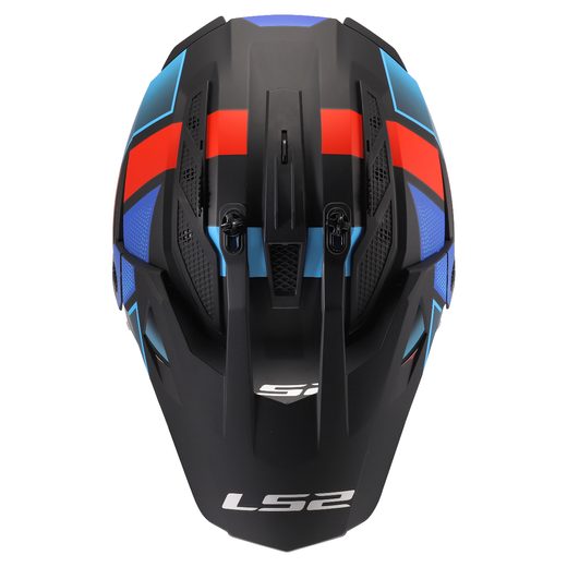 LS2 HELMETS LS2 MX702 PIONEER II BLOCK BLACK RED BLUE-06
