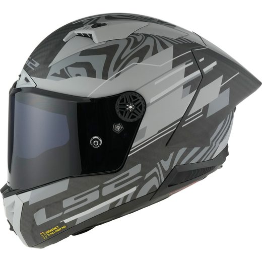 LS2 HELMETS LS2 FF805 THUNDER C GP AERO POLAR M.BLACK-06