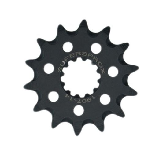 ŘETĚZOVÁ SADA EK - STŘÍBRNÝ ŘETĚZ 428 SHDR, NETĚSNĚNÝ, KOLEČKO SUPERSPROX, ROZETA SUPERSPROX PRO HUSQVARNA TC 85 2015-2017