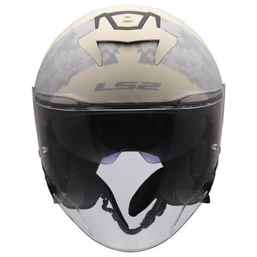 LS2 HELMETS LS2 OF618 VERSO II AQUA IVORY