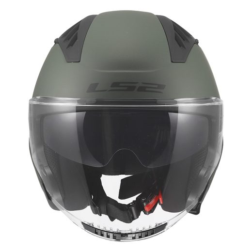 LS2 HELMETS LS2 OF600 COPTER II SOLID MILITARY GREEN-06