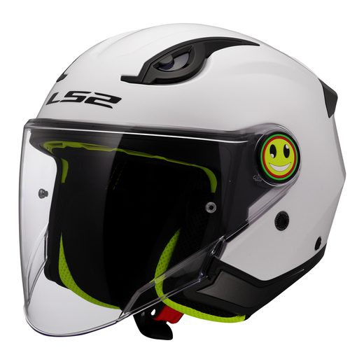 LS2 HELMETS LS2 OF622 FUNNY II SOLID WHITE