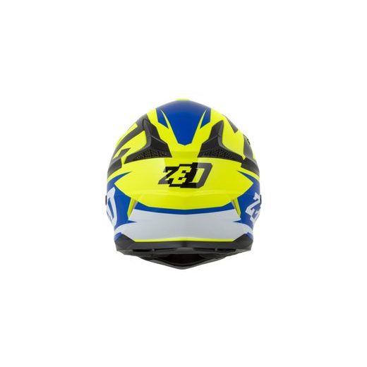 ZED PŘILBA DĚTSKÁ X1.9D TARGA BLUE/YELLOW FLUO/BLACK/WHITE