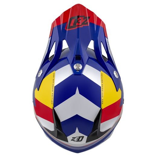 ZED PŘILBA DĚTSKÁ X1.9D TENDO PEARL BLUE/RED/YELLOW/SILVER