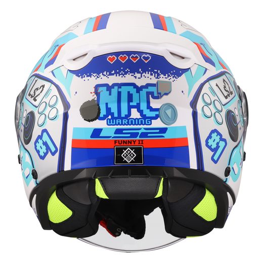 LS2 HELMETS LS2 OF622 FUNNY II NEXT LEVEL WHITE