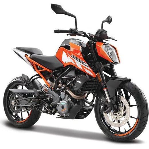 BBURAGO KTM 250 DUKE ORANGE/BLACK 1:18