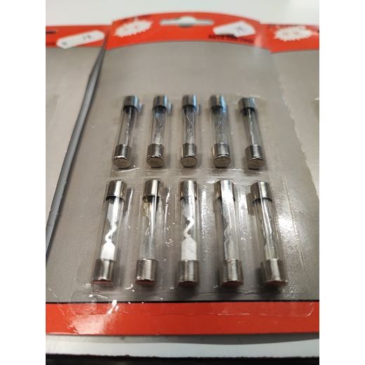 BB SADA POJISTEK SKLENĚNÝCH 6,3X32MM 5-25A 10KS