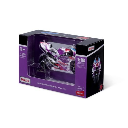 MAISTO DUCATI PRAMAC NO.5 JOHANN ZARCO DESMOSEDICI GP22 1:18