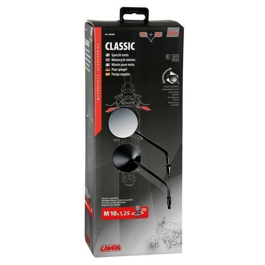 LAMPA ZRCÁTKA CLASSIC 90490 BLACK 2KS