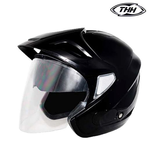 THH PŘILBA T-378 GLOSS BLACK