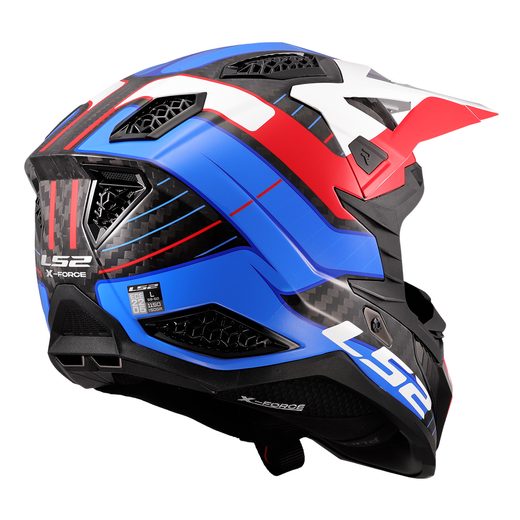 LS2 HELMETS LS2 MX703 X-FORCE GALUO WHITE RED BLUE-06