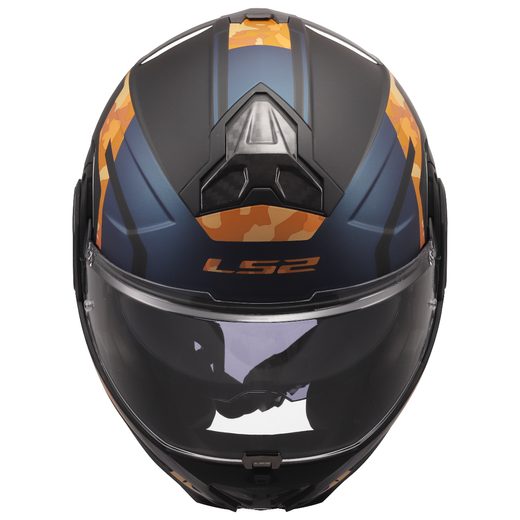 LS2 HELMETS LS2 FF910 ADVANT II GLIDE BLACK ORANGE