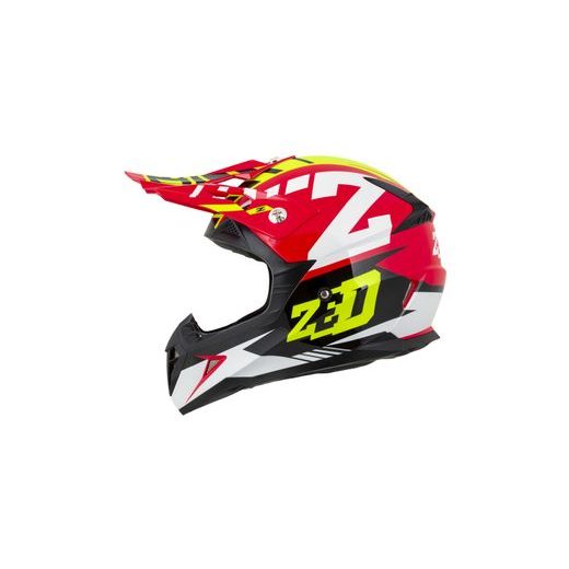 ZED PŘILBA DĚTSKÁ X1.9D TARGA RED/YELLOW FLUO/BLACK/WHITE