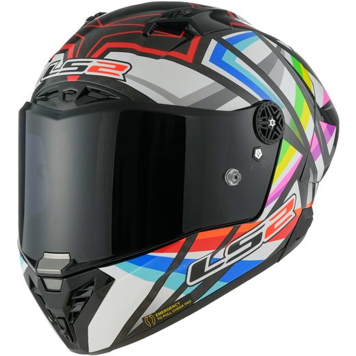 LS2 HELMETS LS2 FF805 THUNDER GP AERO FLASH BLACK-06