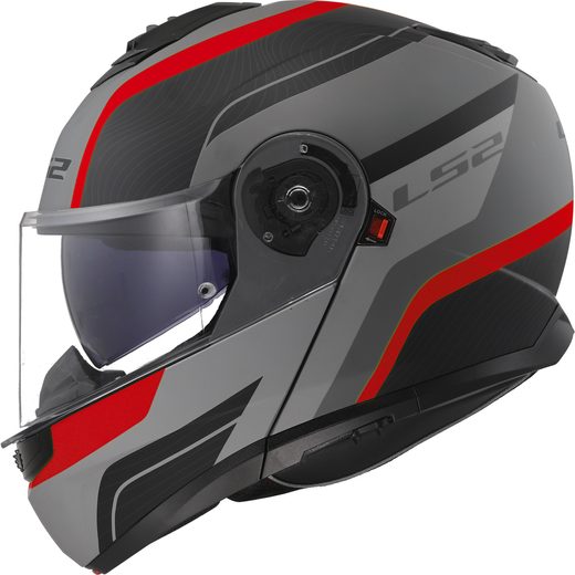 LS2 HELMETS LS2 FF908 STROBE II MONZA BLACK GREY RED-06