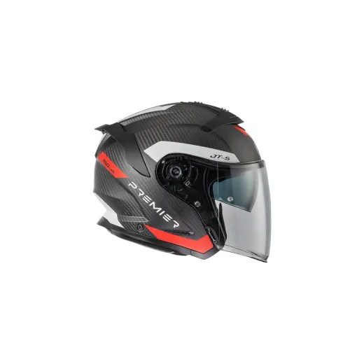 PREMIER PŘILBA JT5 CARBON MA2BM GRAY/RED/WHITE