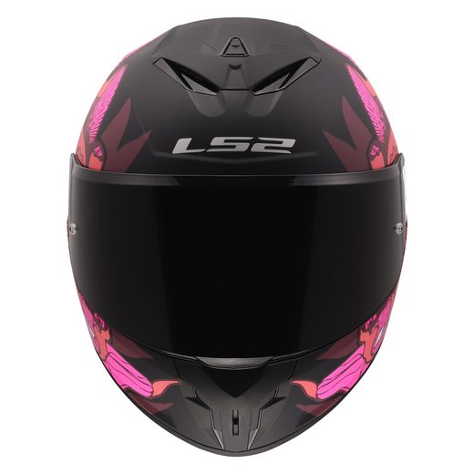 LS2 HELMETS LS2 FF820 RAPID III POPPIES II BLACK PINK