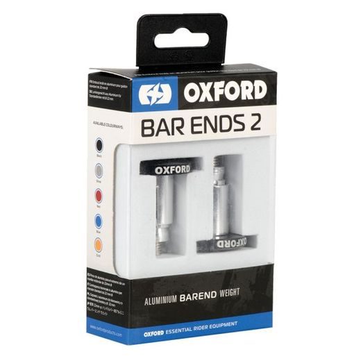 OXFORD OX598 ZÁVAŽÍ ŘÍDÍTEK BAR ENDS 2 S KONUSEM PRO VNITŘNÍ PRŮMĚR 13 A 18 MM (VNĚJŠÍ 22 A 28,6 MM)