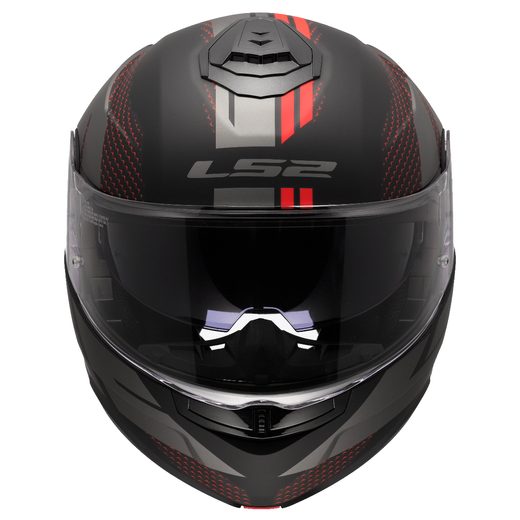 LS2 HELMETS LS2 FF908 STROBE II CODE BLACK GREY-06