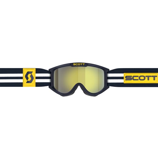 SCOTT BRÝLE 89X ERA BLUE/WHITE/YELLOW (PLEXI:CHROME)