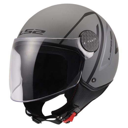 LS2 HELMETS LS2 OF558 SPHERE LUX II MINIM BLACK GREY-06