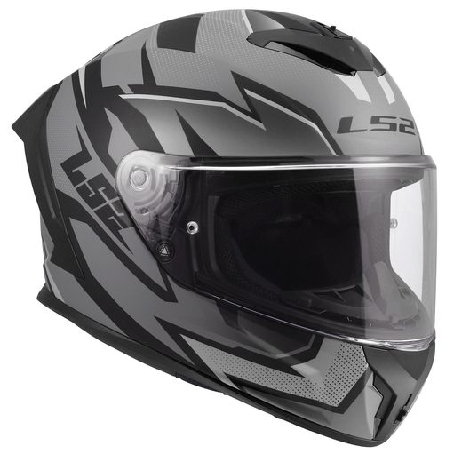 LS2 HELMETS LS2 FF820 RAPID III XTREM BLACK GREY