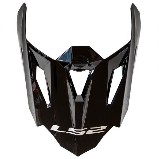 LS2 HELMETS LS2 MX703 PEAK INTEGRATED GLOSS BLACK