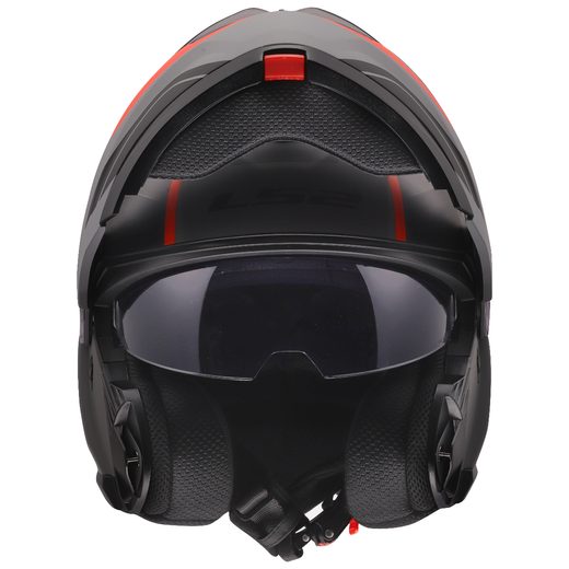 LS2 HELMETS LS2 FF908 STROBE II MONZA BLACK GREY RED-06