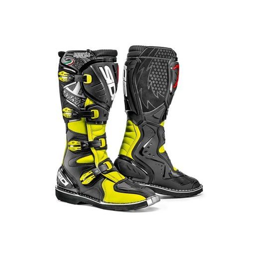 SIDI BOTY AGUEDA BLACK/NEON YELLOW