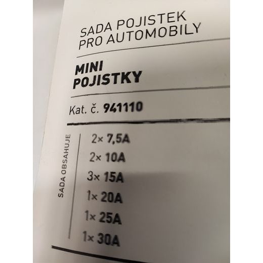 AUTOLAMP POJISTKY MINI 941110