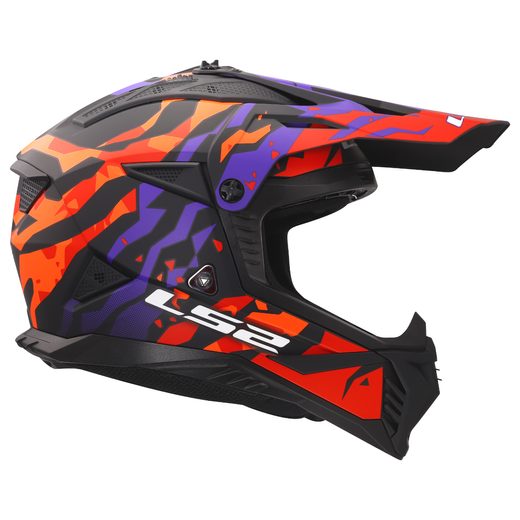 LS2 HELMETS LS2 MX708 FAST II GROTESK PURPLE ORANGE-06