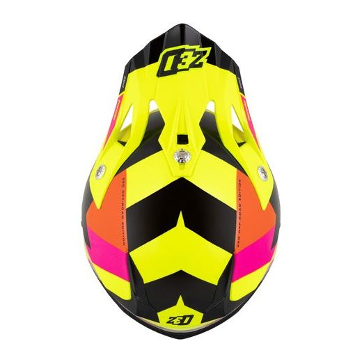 ZED PŘILBA X1.9 TENDO YELLOW FLUO/PINK/ORANGE/BLACK