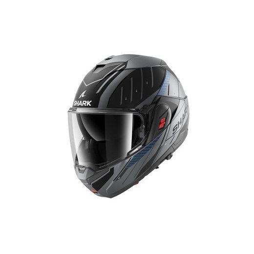 SHARK PŘILBA OXO RYDGER MAT BLACK/BLUE/GREY