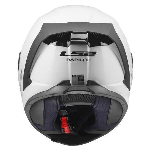 LS2 HELMETS LS2 FF820 RAPID III SOLID GLOSS WHITE