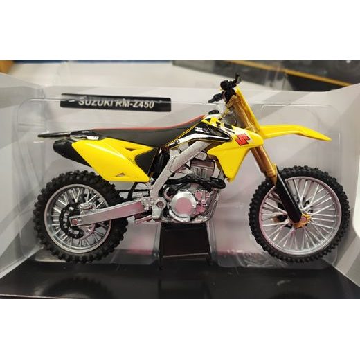 NEWRAY SUZUKI RM-Z450 YELLOW / RED 1:12