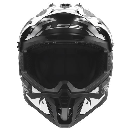 LS2 HELMETS LS2 MX708 FAST II GROTESK BLACK GREY-06