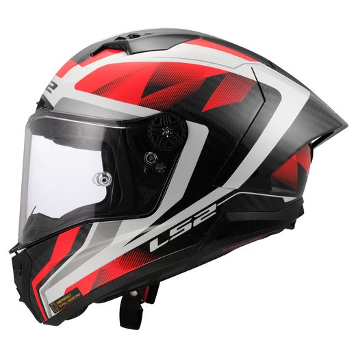 LS2 HELMETS LS2 FF805 THUNDER GP AERO RAUTE WHITE RED-06