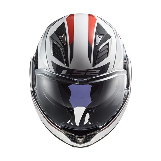 LS2 HELMETS LS2 FF900 VALIANT II HUB GLOSS WHITE SILVER