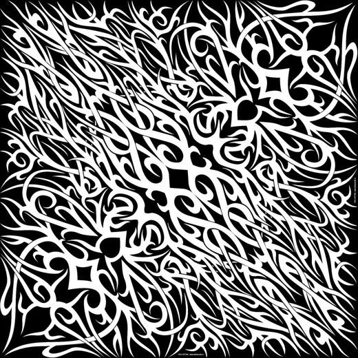 BIKERSMODE ŠÁTEK BAVLNA ČÁRY