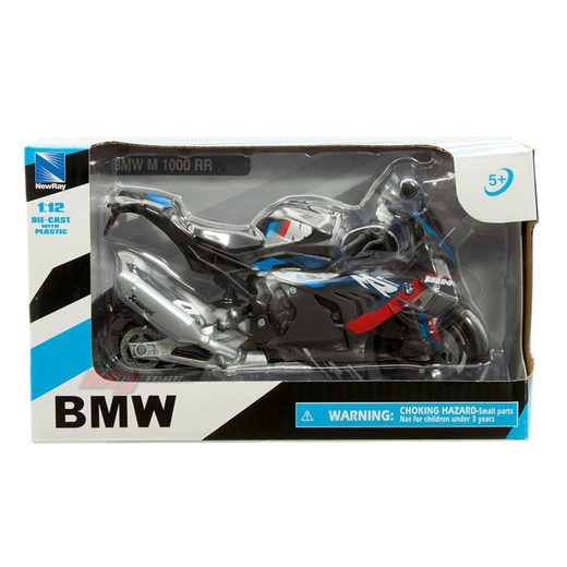 NEWRAY BMW M 1000 RR BLACK/RED/BLUE 1:12