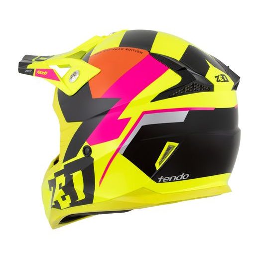 ZED PŘILBA X1.9 TENDO YELLOW FLUO/PINK/ORANGE/BLACK