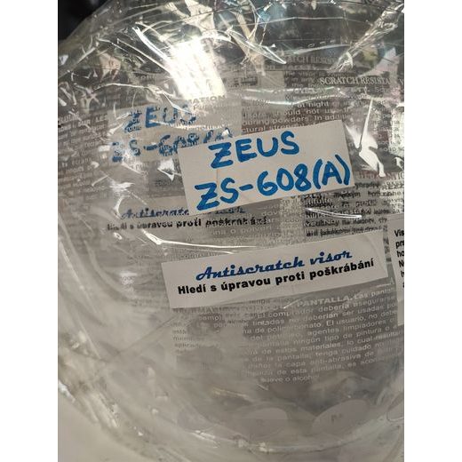 ZEUS PLEXI, HLEDÍ, ŠTÍT - ZS608A CLEAR