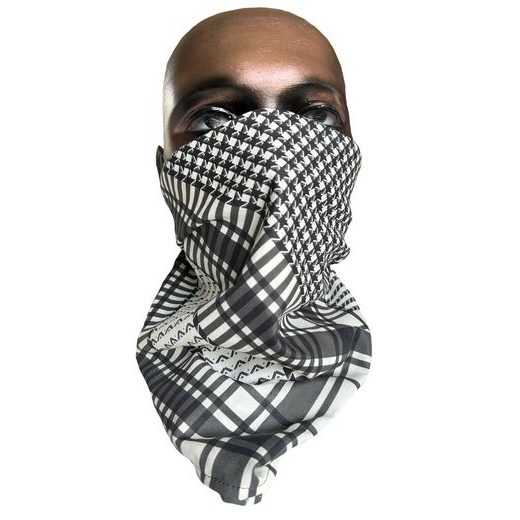 BIKERSMODE ŠÁTEK BAVLNA ČTVEREČKY