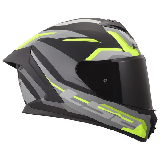 LS2 HELMETS LS2 FF820 RAPID III HYPER BLACK H-V YELLOW