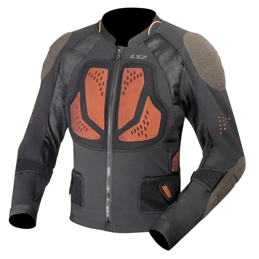 LS2 HELMETS LS2 X-TERRAIN MAN JACKET BLACK H-V ORANGE