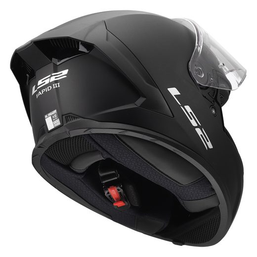 LS2 HELMETS LS2 FF820 RAPID III SOLID MATT BLACK